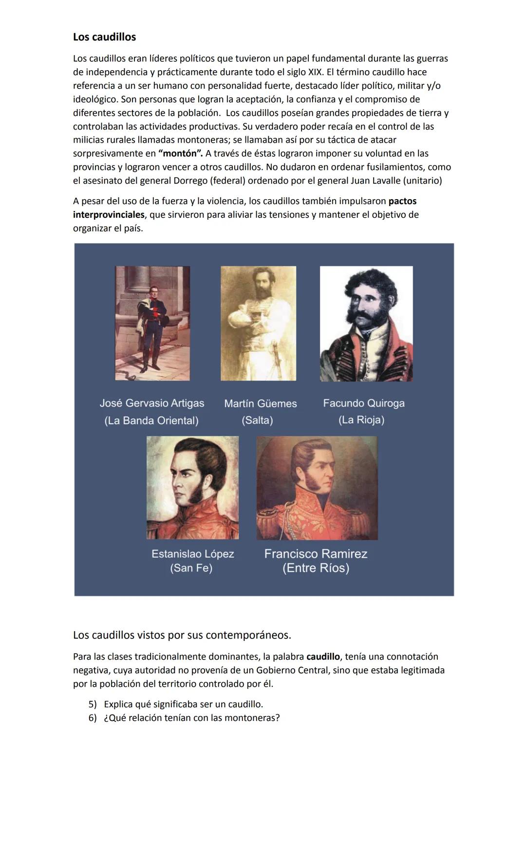 # UNITARIOS Y FEDERALES
A modo de síntesis: durante el periodo revolucionario y de independencia de España
(1810-1820) fracasaron los inten