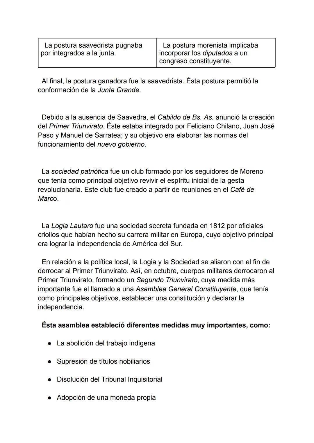 # RESUMEN HISTORIA: EL DERRUMBE DE LA MONARQUÍA ESPAÑOLA Y
LA INDEPENDENCIA EN EL RÍO DE LA PLATA.
# EL DERRUMBE DE LA MONARQUÍA ESPAÑOLA.
