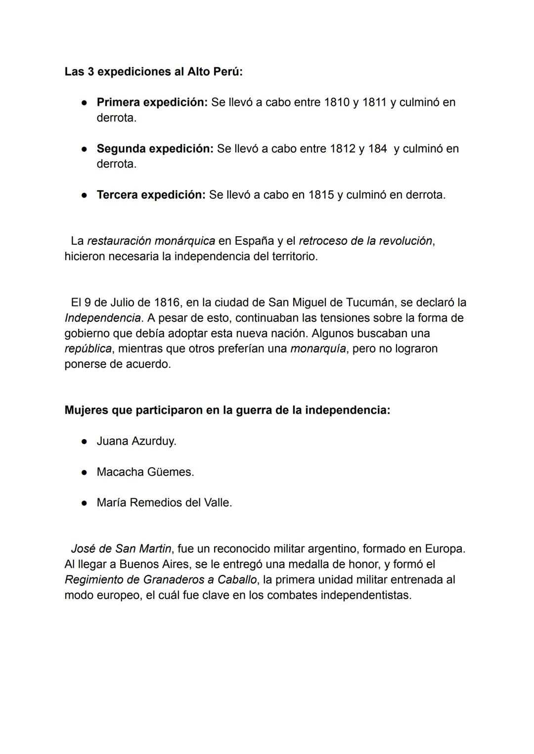 # RESUMEN HISTORIA: EL DERRUMBE DE LA MONARQUÍA ESPAÑOLA Y
LA INDEPENDENCIA EN EL RÍO DE LA PLATA.
# EL DERRUMBE DE LA MONARQUÍA ESPAÑOLA.