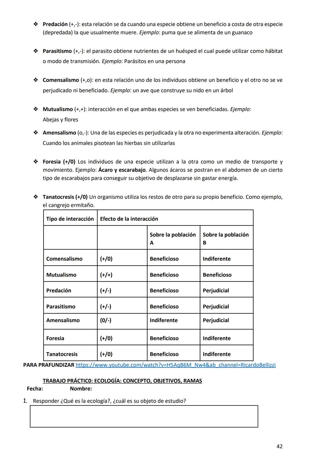 PROGRAMA ANUAL-2024-
ESPACIO CURRICULAR: BIOLOGÍA II
PROFESORA:
CURSO: 4º año DIVISIÓN: CIENCIAS NATURALES
PROGRAMA DE ESTUDIOS DE BIOLO
