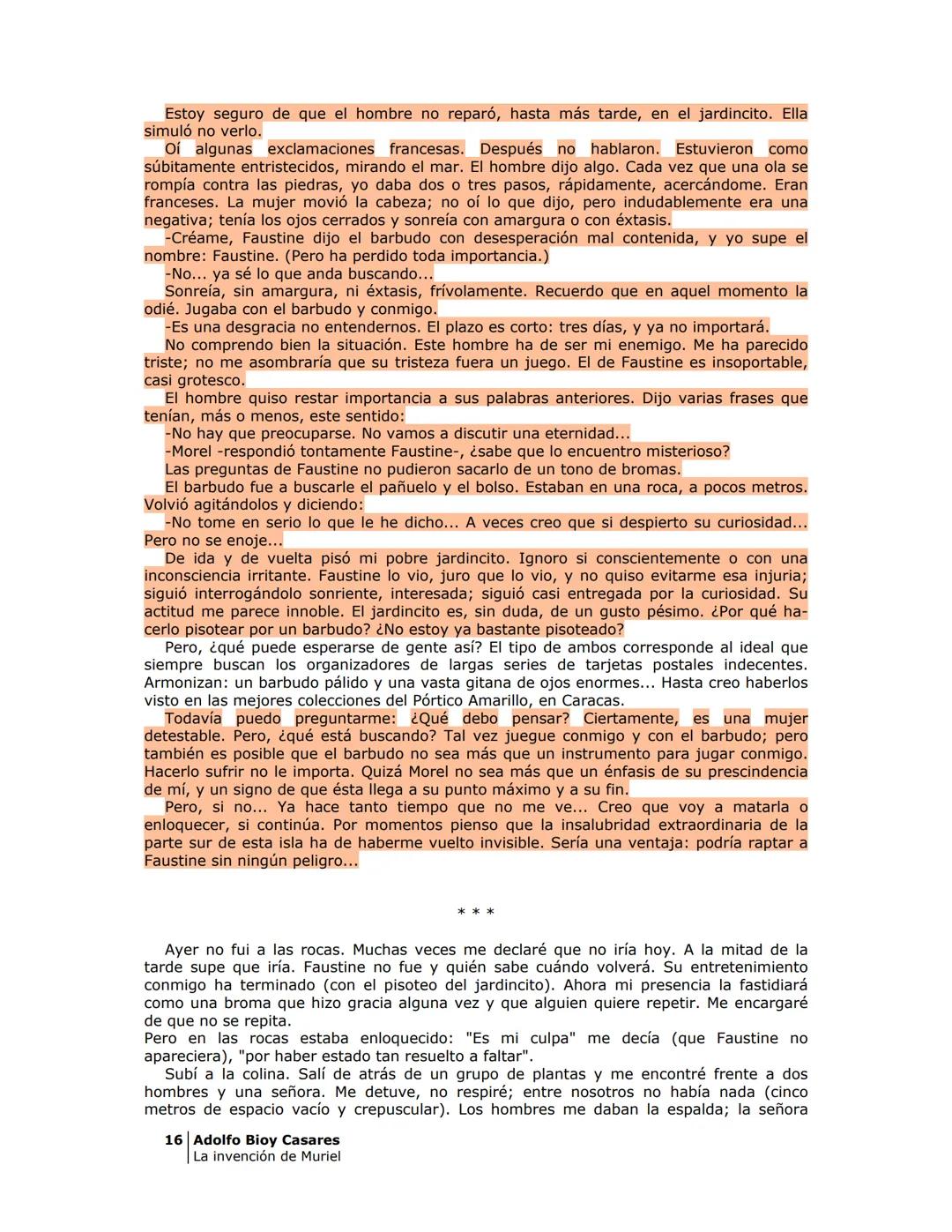 La invención de Morel
Adolfo Bioy Casares
Obras Completas
Novelas I
Grupo Editorial
NORMA
Literatura PRÓLOGO
Stevenson, hacia 1882, anotó
