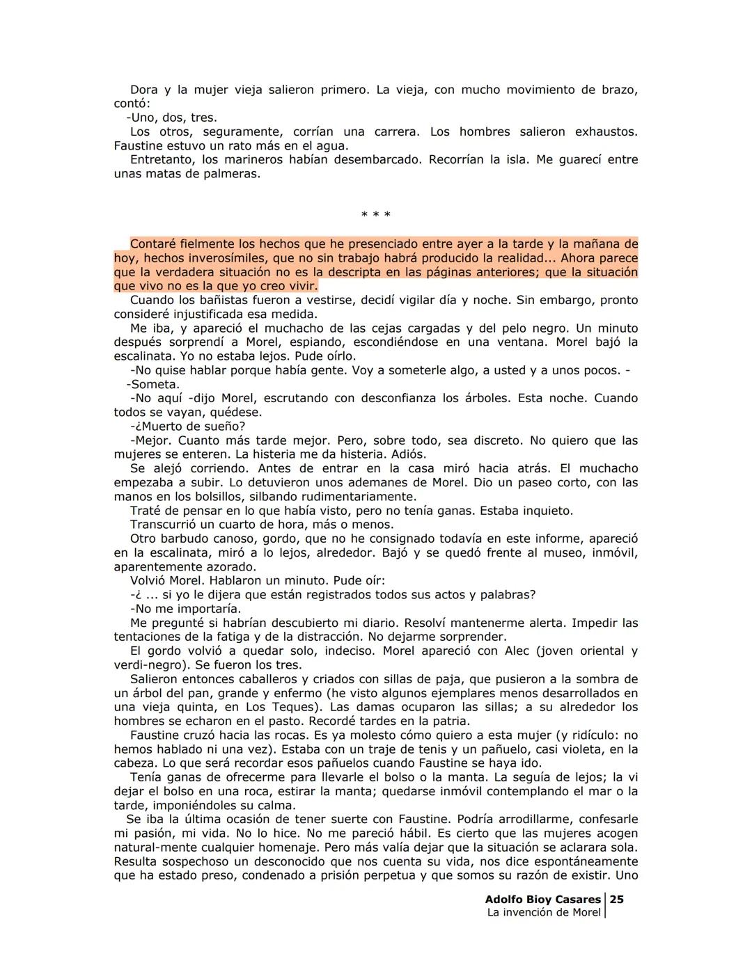 La invención de Morel
Adolfo Bioy Casares
Obras Completas
Novelas I
Grupo Editorial
NORMA
Literatura PRÓLOGO
Stevenson, hacia 1882, anotó