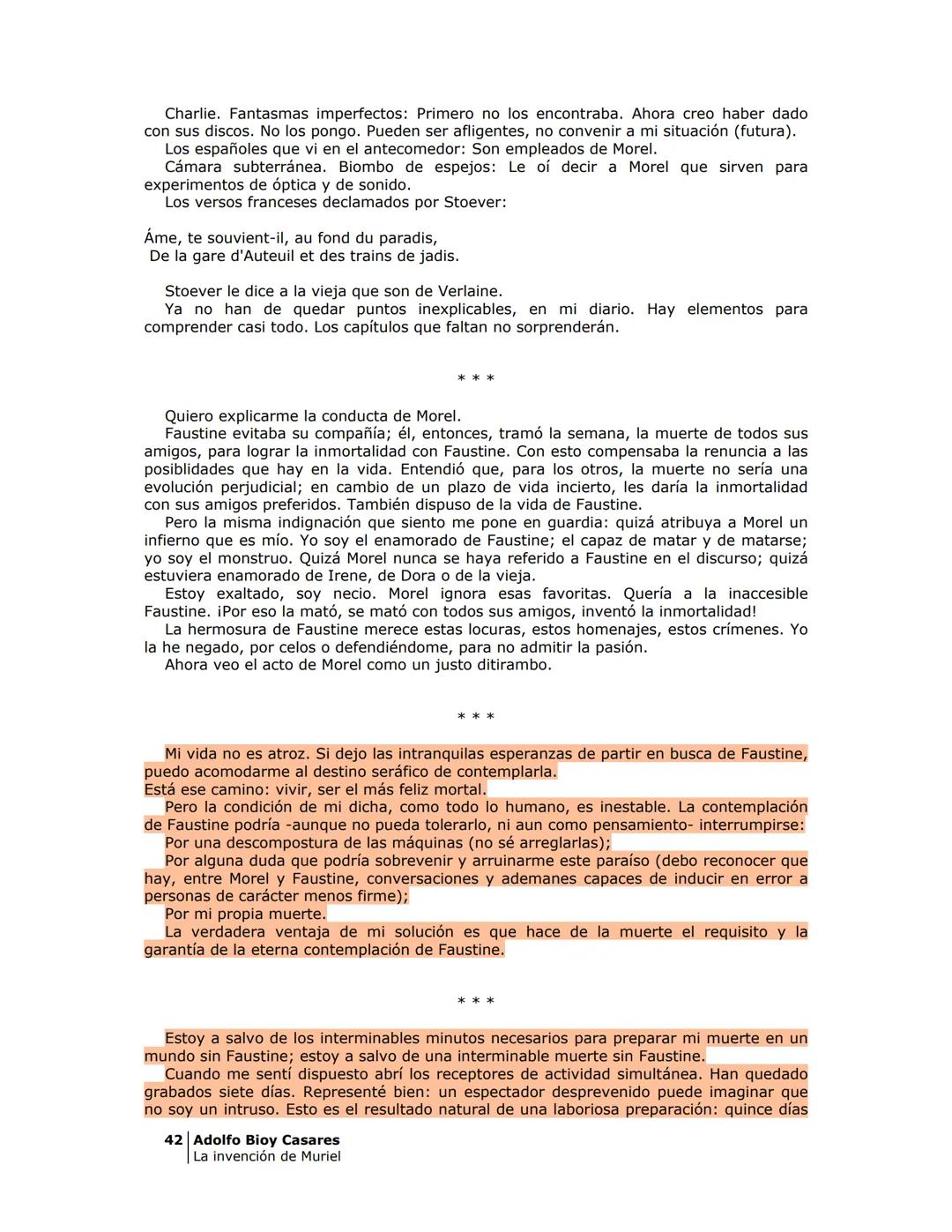 La invención de Morel
Adolfo Bioy Casares
Obras Completas
Novelas I
Grupo Editorial
NORMA
Literatura PRÓLOGO
Stevenson, hacia 1882, anotó