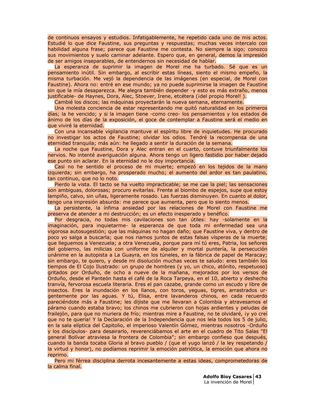 La invención de Morel
Adolfo Bioy Casares
Obras Completas
Novelas I
Grupo Editorial
NORMA
Literatura PRÓLOGO
Stevenson, hacia 1882, anotó