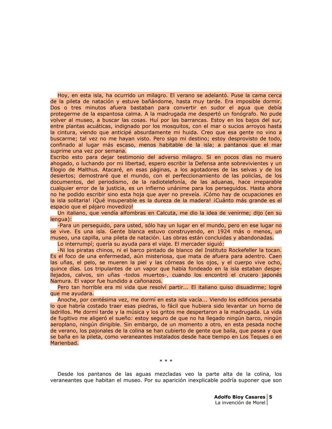 La invención de Morel
Adolfo Bioy Casares
Obras Completas
Novelas I
Grupo Editorial
NORMA
Literatura PRÓLOGO
Stevenson, hacia 1882, anotó