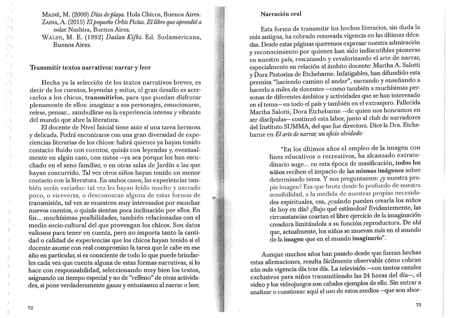 Educación inicial
Literatura
en el Jardín
de Infantes
Criterios y propuestas para la acción
Beatriz Ortiz
Alicia Zaina
Homo Sapiens
EDICI