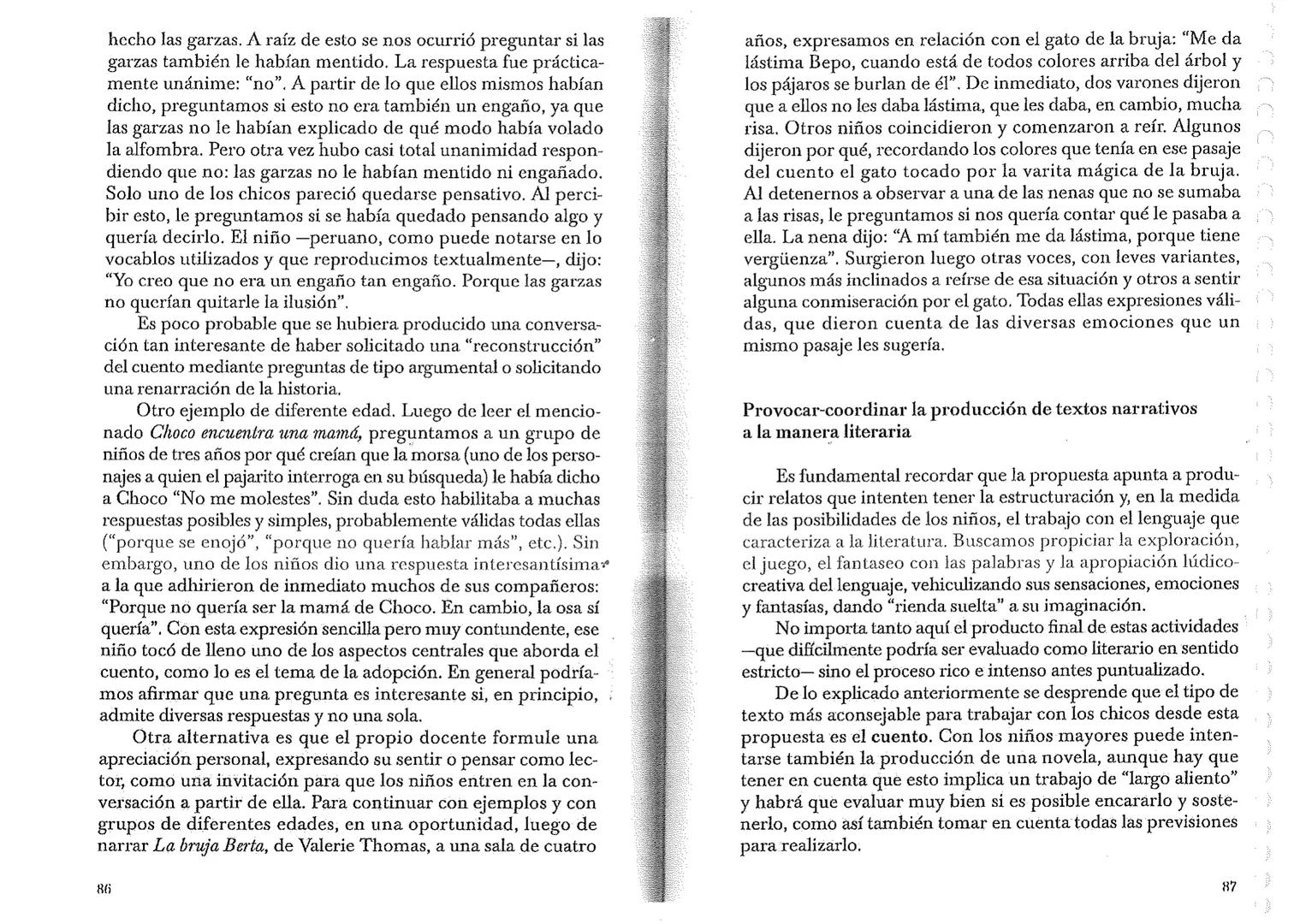 Educación inicial
Literatura
en el Jardín
de Infantes
Criterios y propuestas para la acción
Beatriz Ortiz
Alicia Zaina
Homo Sapiens
EDICI