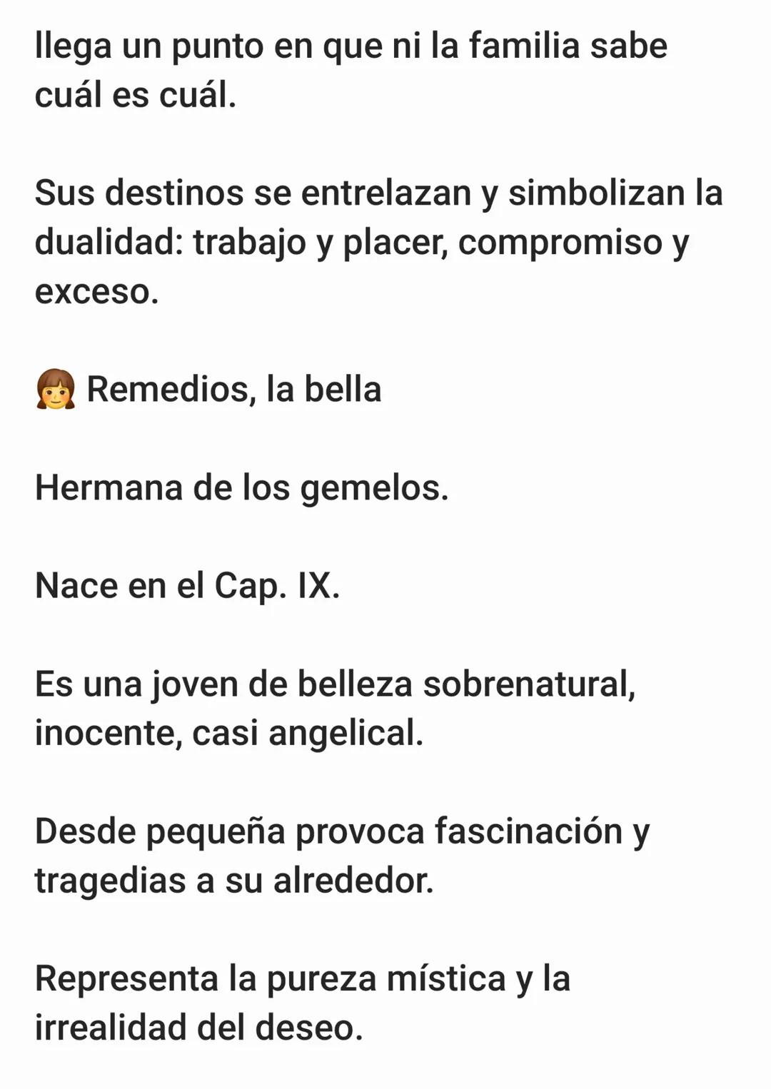 Primera generación: Los fundadores
José Arcadio Buendía (Cap. I)
Hombre curioso, inteligente y obsesivo,
fundador de Macondo junto con su
e