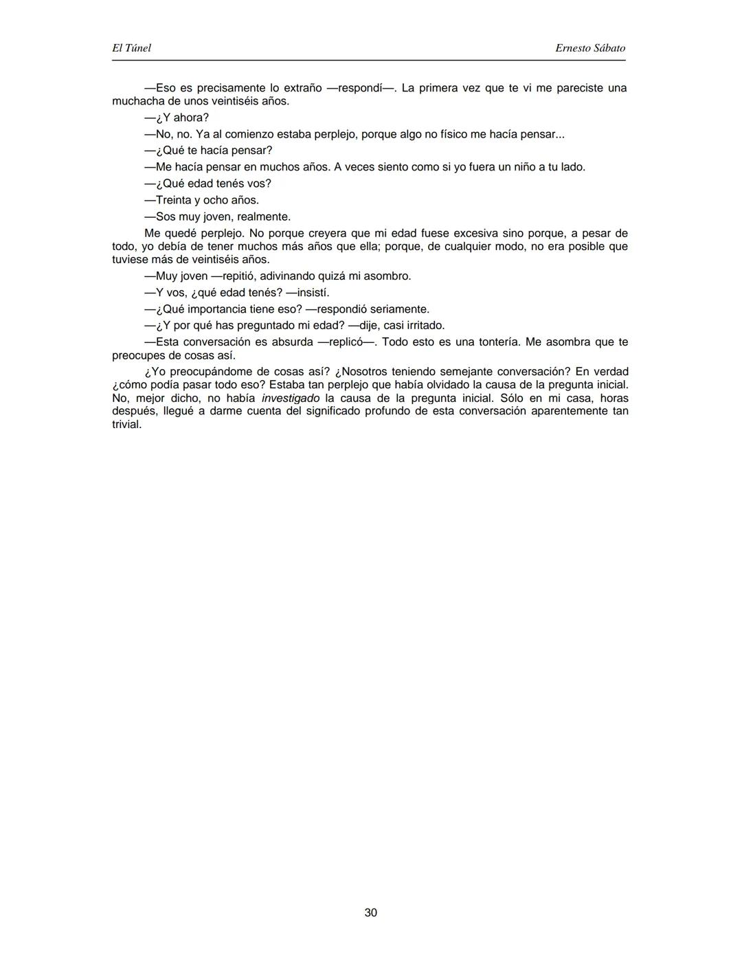 ERNESTO SÁBATO
EL TÚNEL El Túnel
Ernesto Sábato
ÍNDICE
I.................................................................................