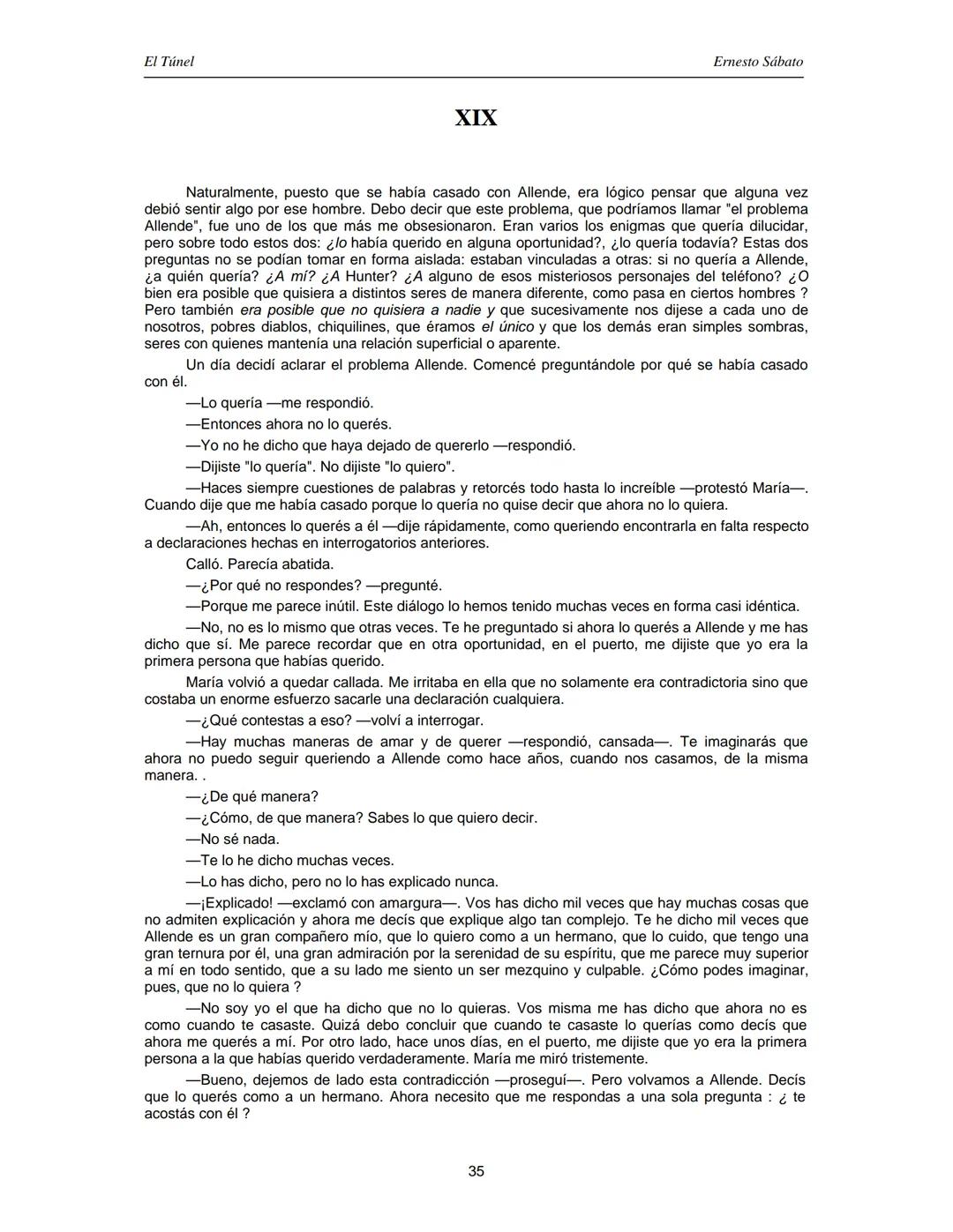 ERNESTO SÁBATO
EL TÚNEL El Túnel
Ernesto Sábato
ÍNDICE
I.................................................................................