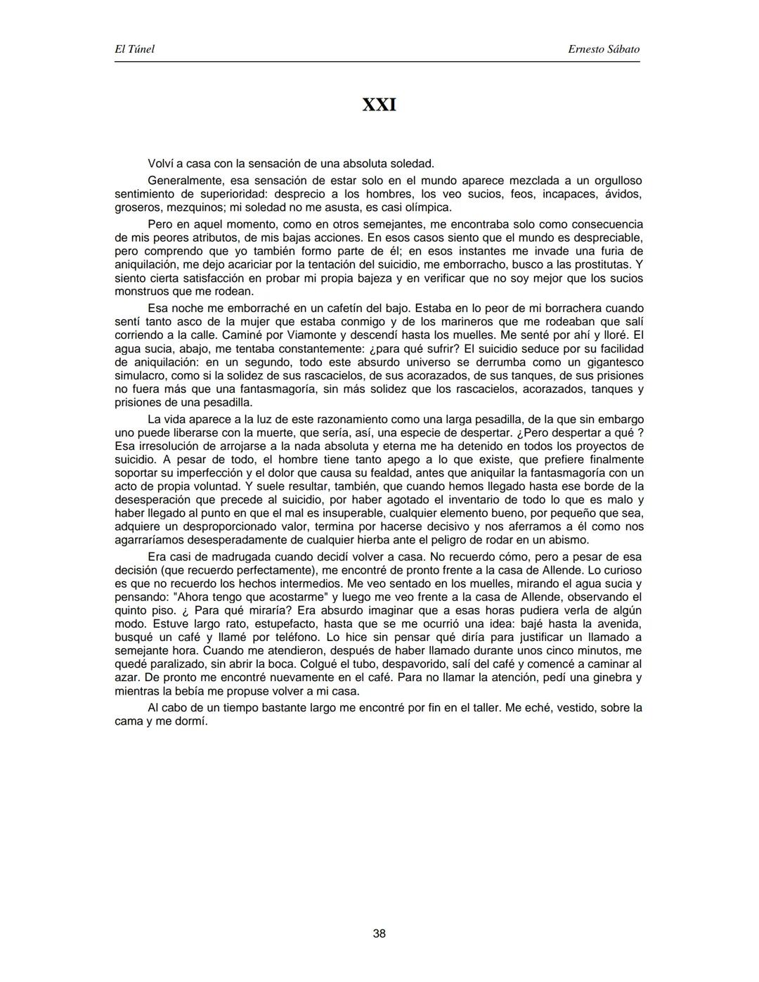 ERNESTO SÁBATO
EL TÚNEL El Túnel
Ernesto Sábato
ÍNDICE
I.................................................................................