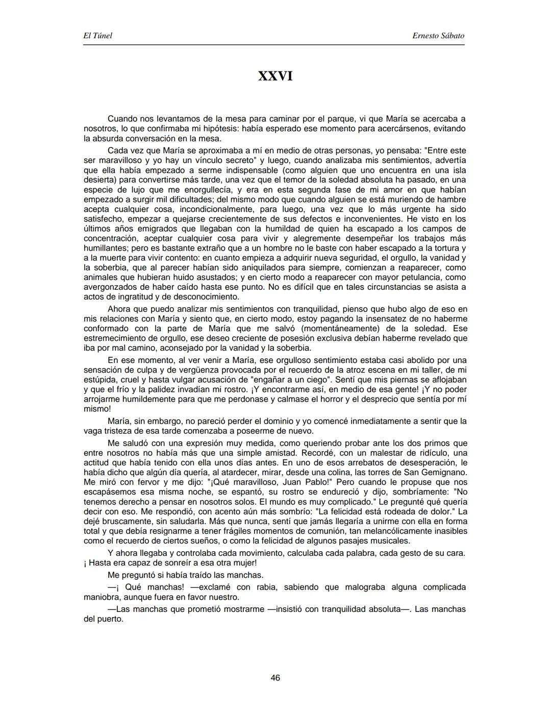 ERNESTO SÁBATO
EL TÚNEL El Túnel
Ernesto Sábato
ÍNDICE
I.................................................................................