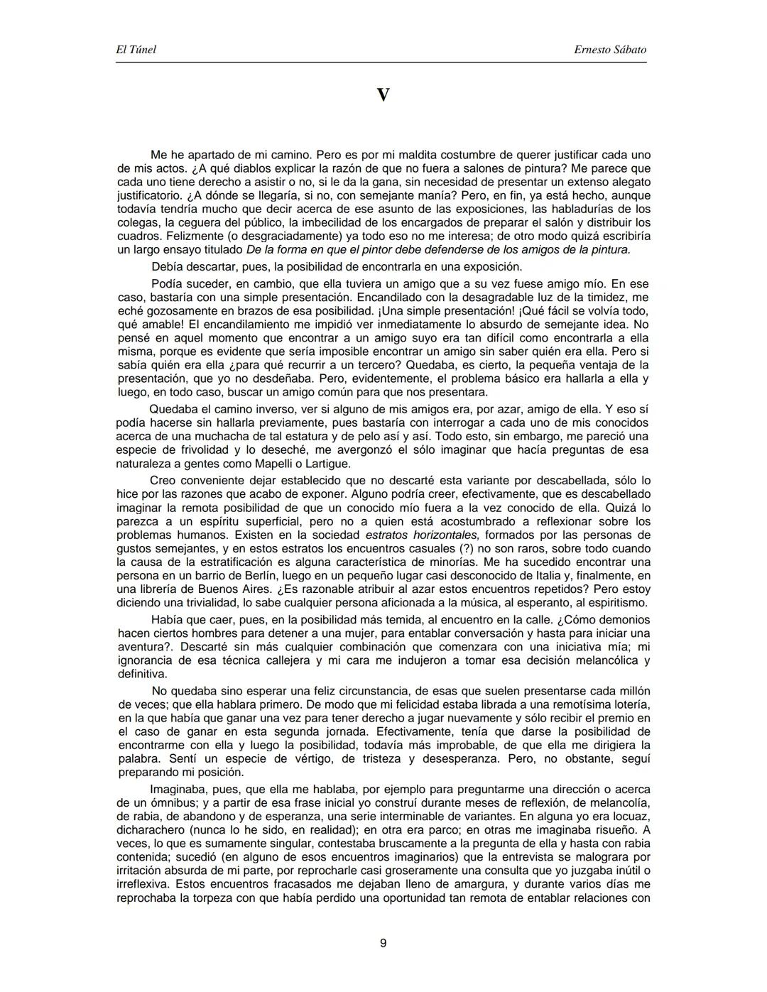 ERNESTO SÁBATO
EL TÚNEL El Túnel
Ernesto Sábato
ÍNDICE
I.................................................................................