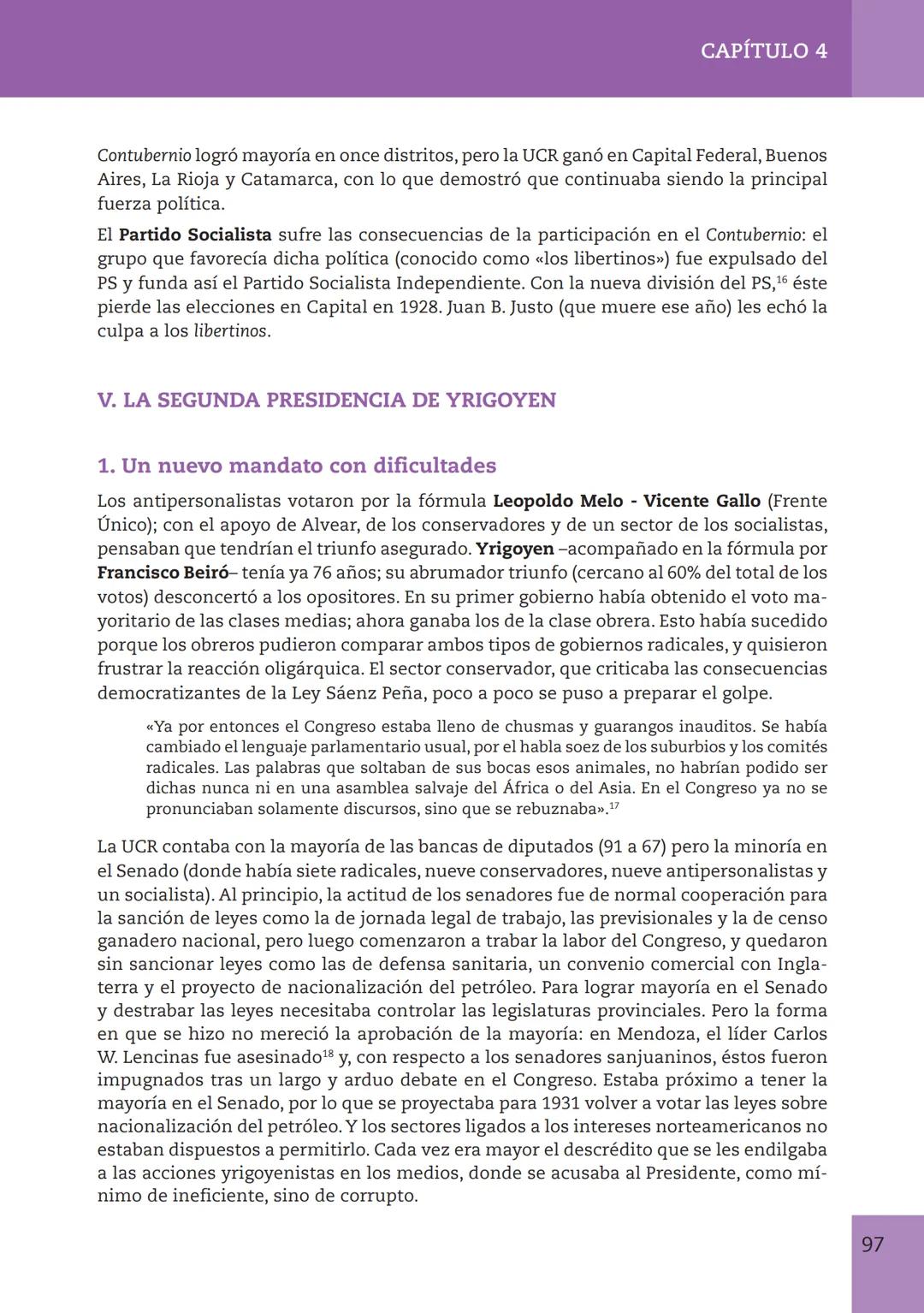 CAPÍTULO 4
LA LEY SÁENZ PEÑA Y LAS PRIMERAS PRESIDENCIAS
RADICALES
I- LA REFORMA DEL SISTEMA POLÍTICO ARGENTINO
1. La Ley Sáenz Peña
Roq