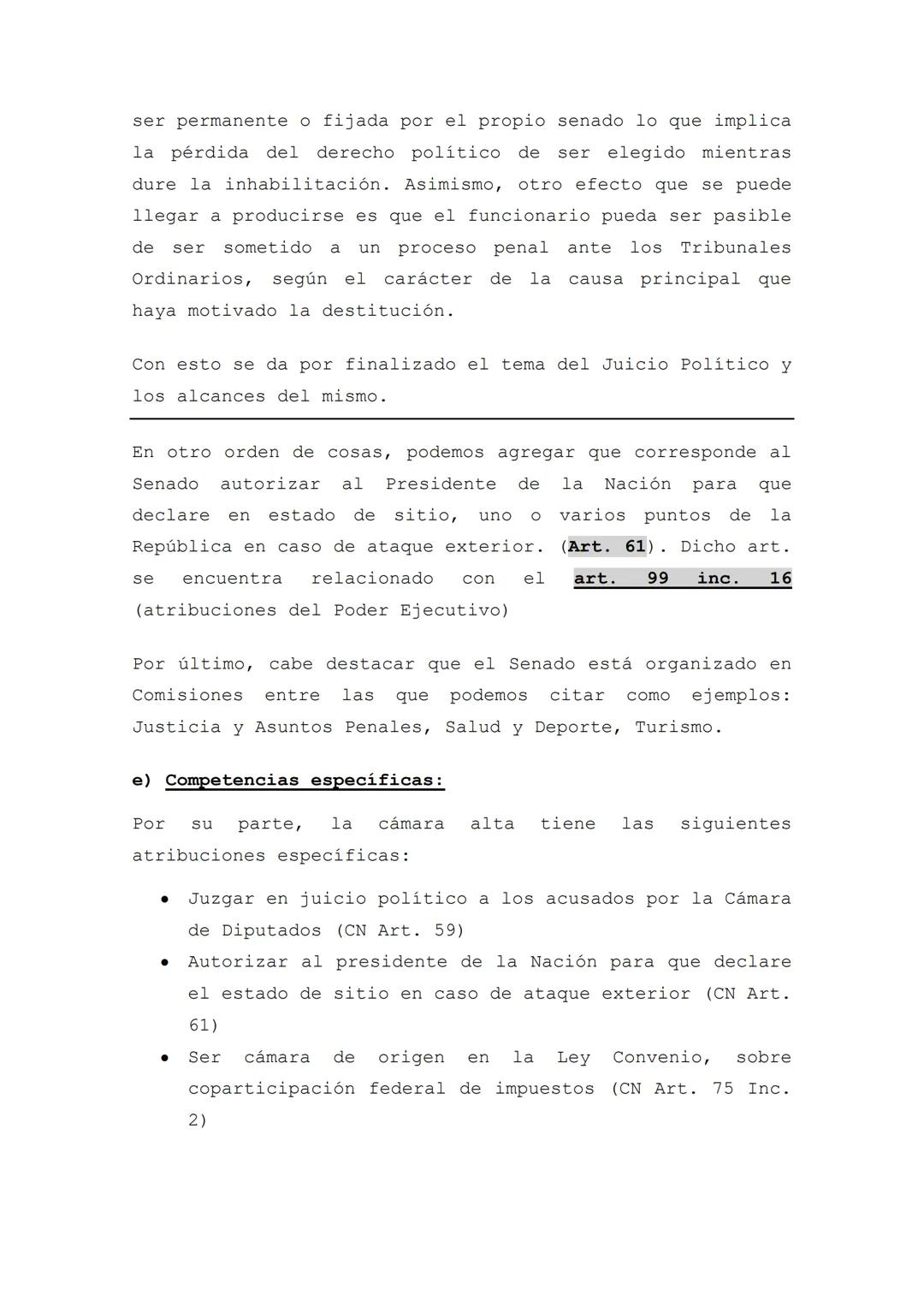 FICHA DE ESTUDIO NRO.: 6
CICLO LECTIVO 2024
PODER LEGISLATIVO
CURSOS: 4TO. ECO. 5TO. HUM. 5TO. NAT.
MATERIAS: Derecho y Construcción Ciu