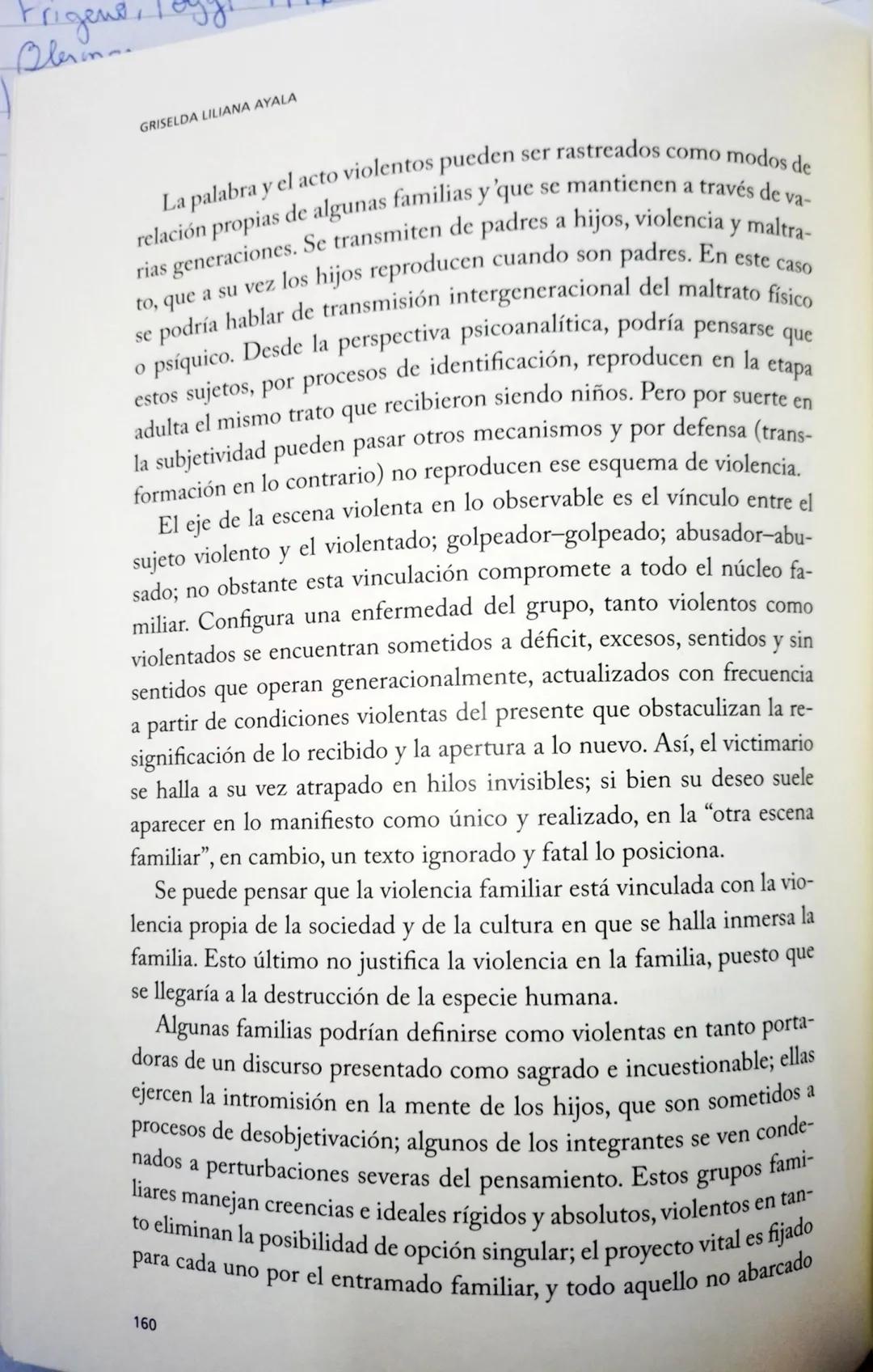 # CAPÍTULO 6
La violencia: familiar y escolar # 1. La violencia familiar
El maltrato infantil está vinculado con la violencia familiar.
S
