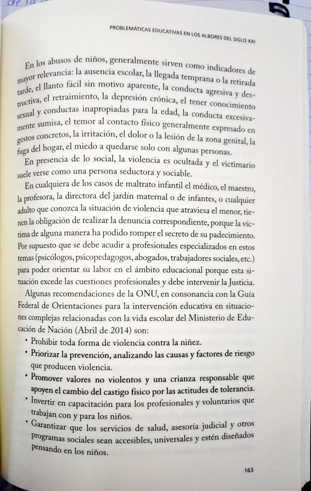 # CAPÍTULO 6
La violencia: familiar y escolar # 1. La violencia familiar
El maltrato infantil está vinculado con la violencia familiar.
S