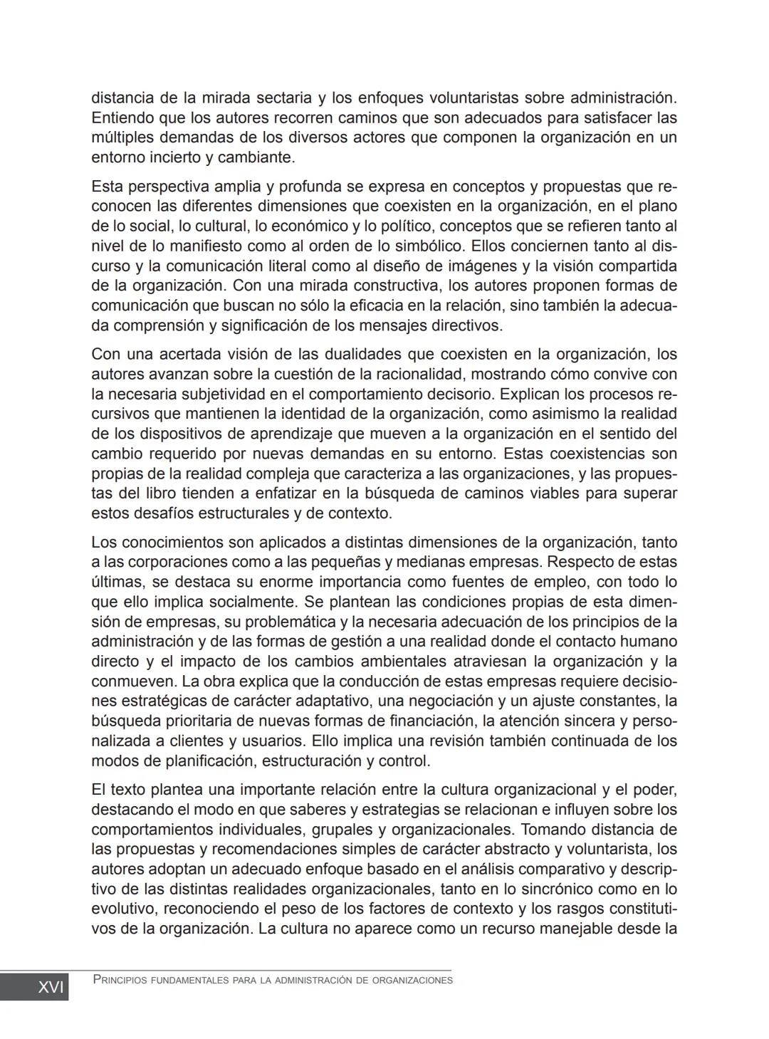 Miguel Ángel Vicente Juan Carlos Ayala
COORDINADORES
PRINCIPIOS FUNDAMENTALES
PARA LA ADMINISTRACIÓN
DE ORGANIZACIONES
María Victoria Belt