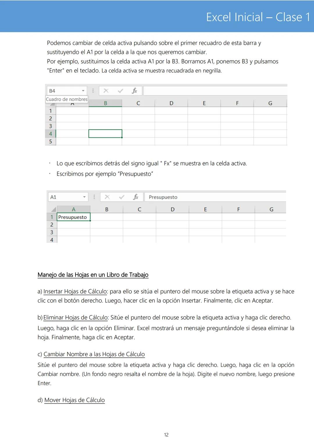 # Excel Inicial - Clase 1
TEORIA BÁSICA DE EXCEL
Microsoft Excel es un programa de gestión de hojas de cálculo, que permite crear, modific
