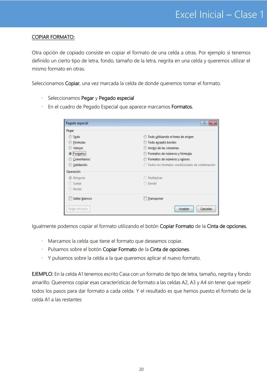 # Excel Inicial - Clase 1
TEORIA BÁSICA DE EXCEL
Microsoft Excel es un programa de gestión de hojas de cálculo, que permite crear, modific