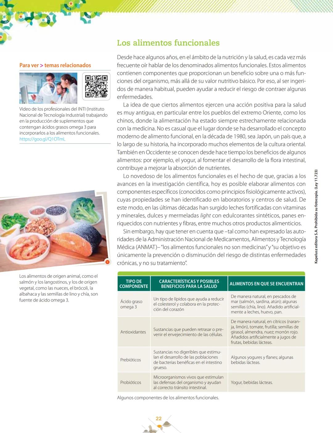 La nutrición y las células
<<
1
>>
La alimentación
y la nutrición humana
Q Alimentación y nutrición humana
#AlimentaciónenlaVida Humana