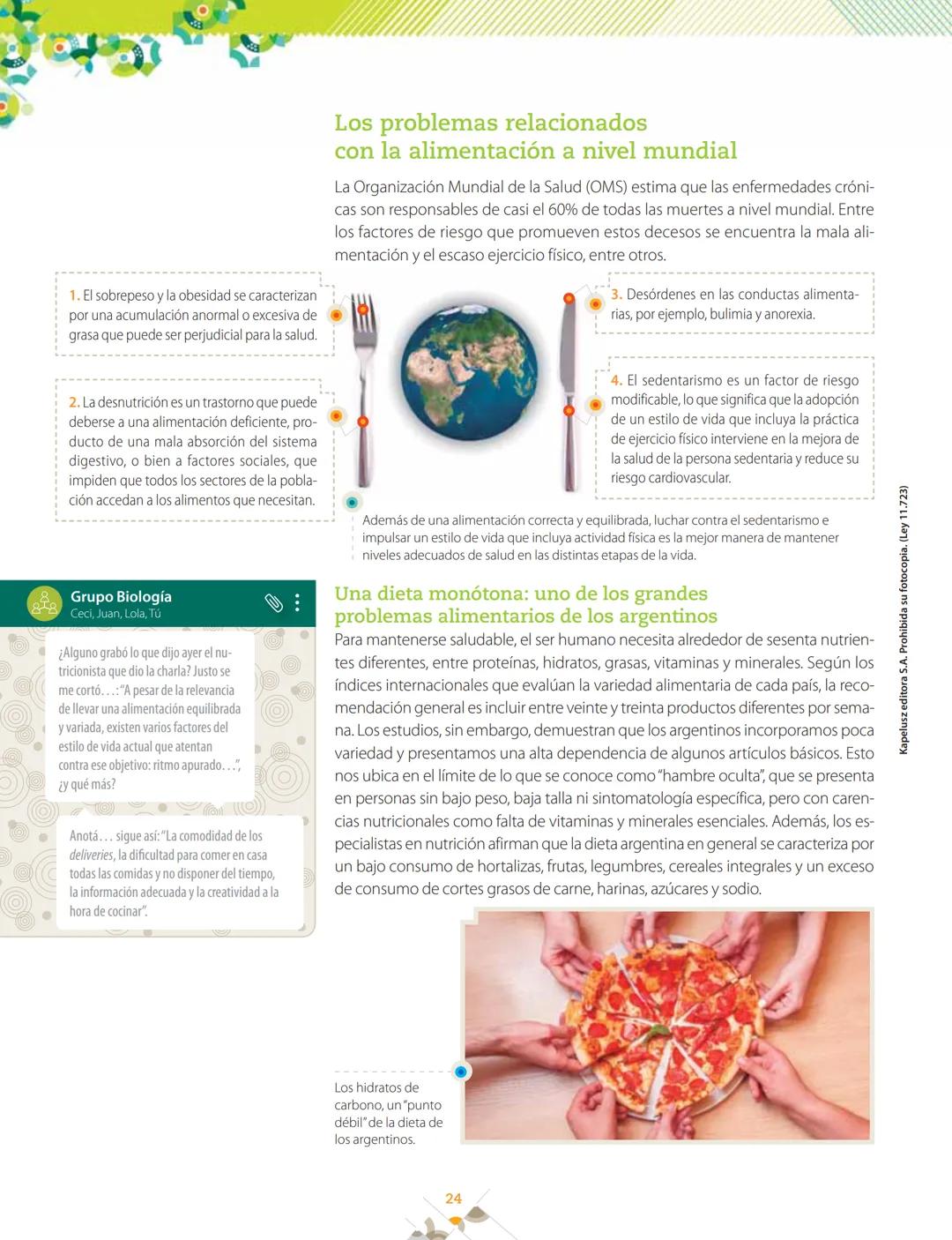 La nutrición y las células
<<
1
>>
La alimentación
y la nutrición humana
Q Alimentación y nutrición humana
#AlimentaciónenlaVida Humana