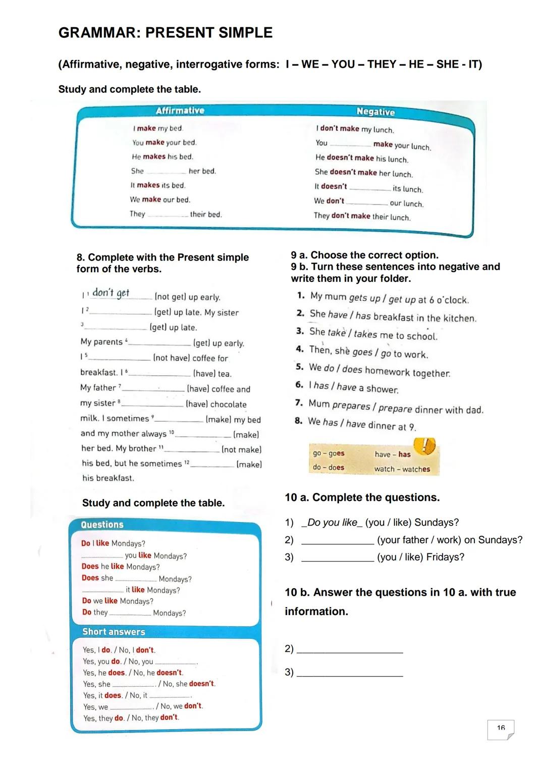 # My English Workbook
2do año
Name:.................................
Escuela N° 751 UNIT 4 Let's get started!
1. Read the TO-DO LIST fro