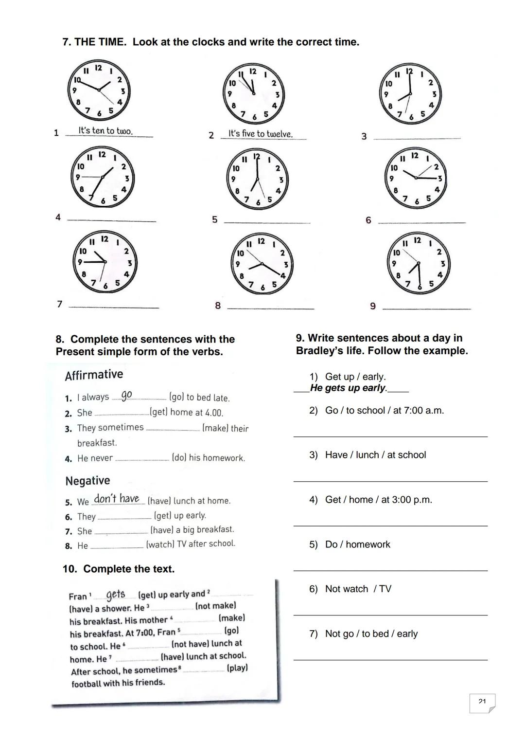 # My English Workbook
2do año
Name:.................................
Escuela N° 751 UNIT 4 Let's get started!
1. Read the TO-DO LIST fro