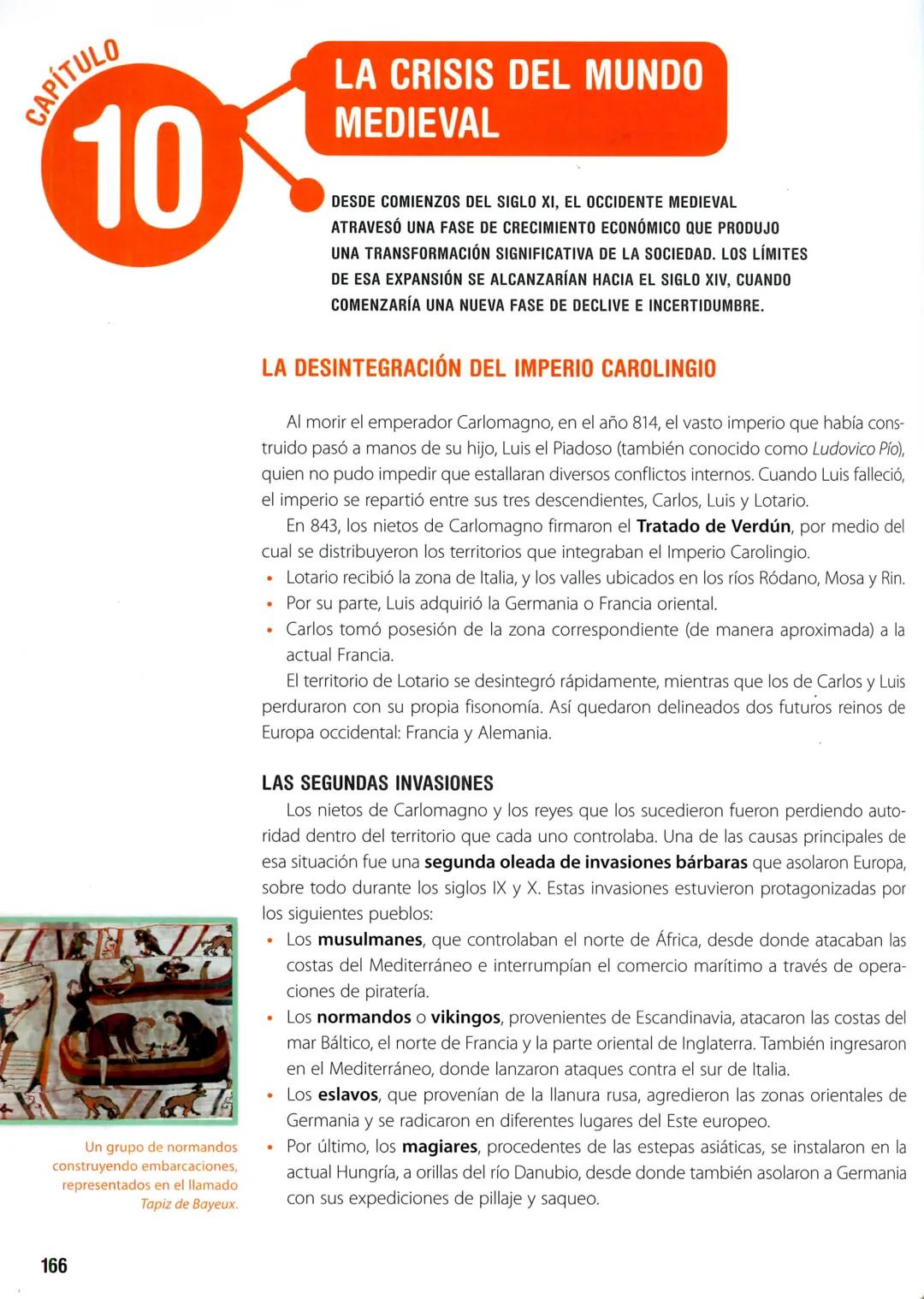 148
CAPÍTULO
# 9
Casco funerario de un
guerrero germano.
# EL TRÁNSITO DE LA SOCIEDAD
## IMPERIAL A LA SOCIEDAD FEUDAL
LA ETAPA DE LA HI