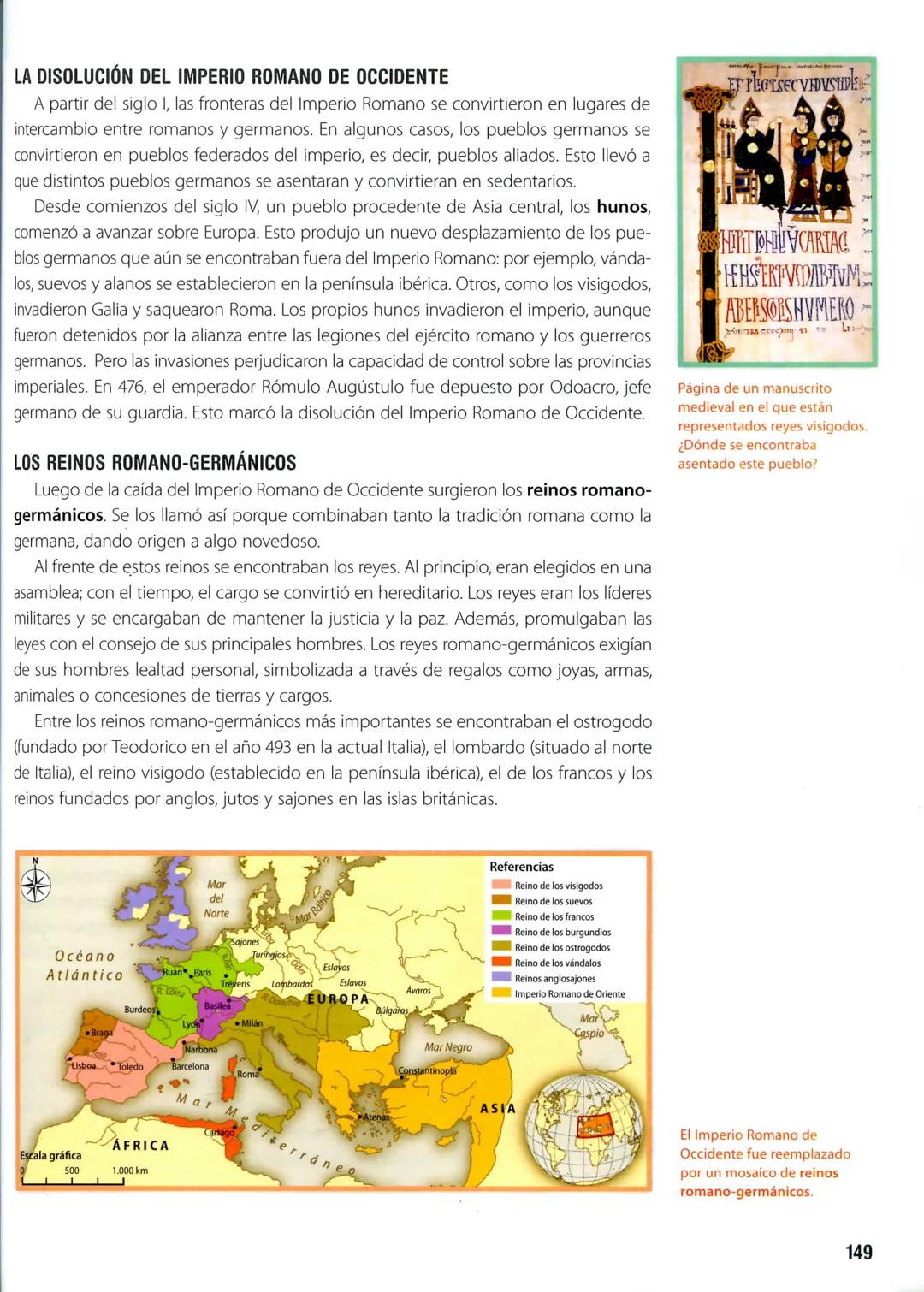 148
CAPÍTULO
# 9
Casco funerario de un
guerrero germano.
# EL TRÁNSITO DE LA SOCIEDAD
## IMPERIAL A LA SOCIEDAD FEUDAL
LA ETAPA DE LA HI