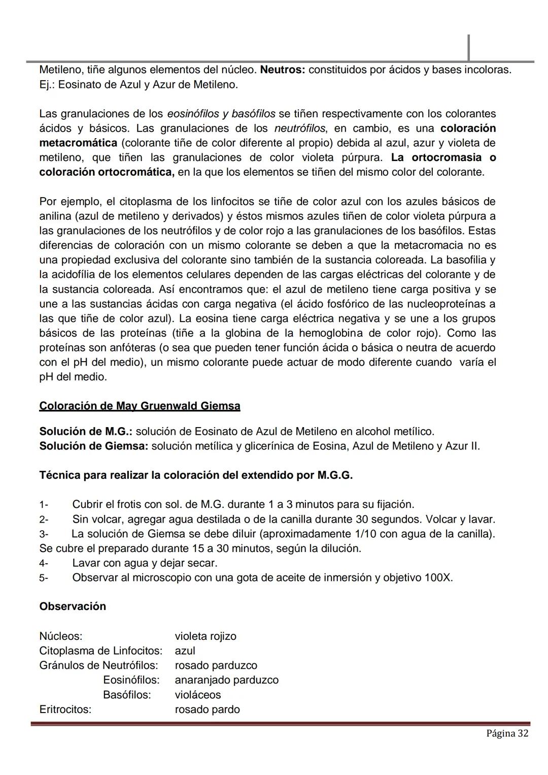 MATERIAL DE ESTUDIO
HEMATOLOGÍA
SANGRE PERIFÉRICA
✓ La sangre es un líquido ligeramente alcalino (pH, 7.4), viscoso de color rojo brillan