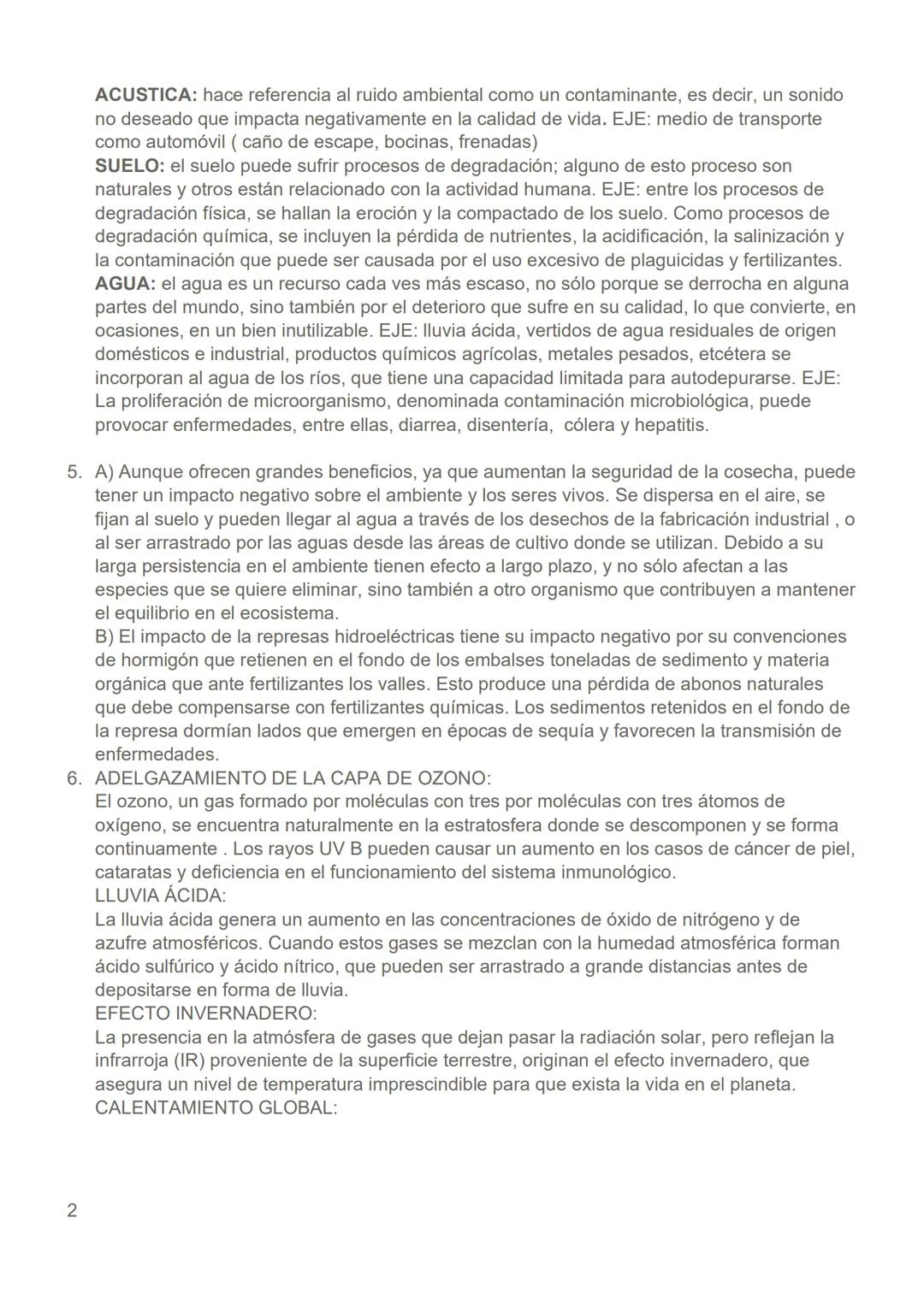 # Impacto Ambiental y Contaminación
1. El impacto ambiental:
Se puede definir como cualquier alteración, positiva o negativa, de las propi