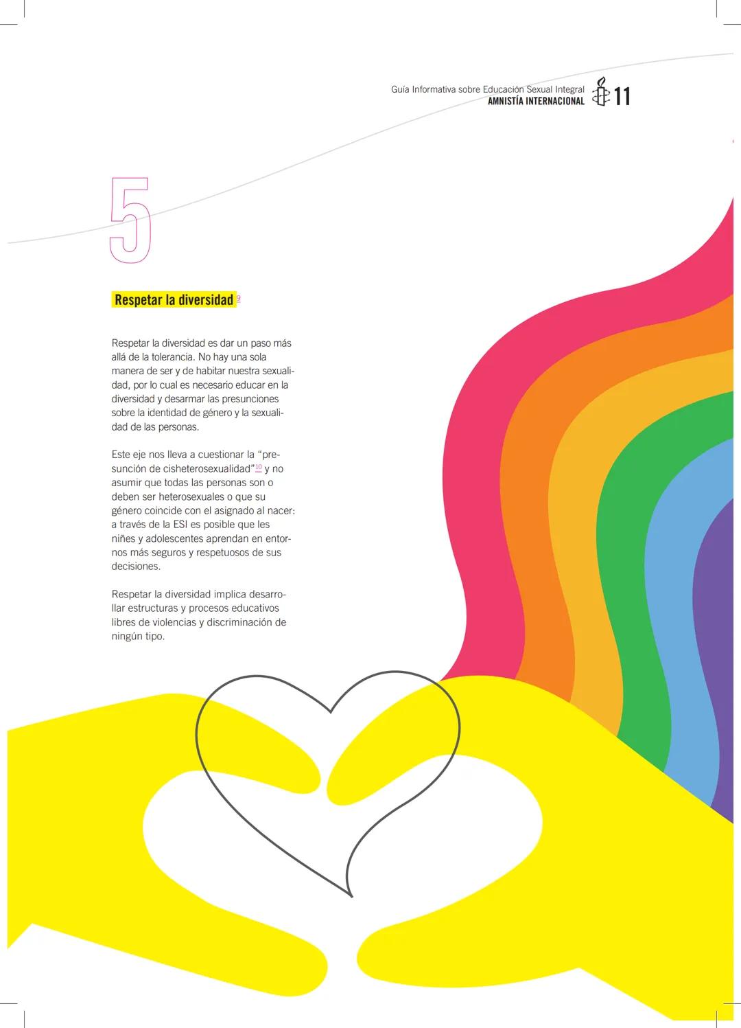 # GUÍA INFORMATIVA SOBRE
# EDUCACIÓN
# SEXUAL
# INTEGRAL
AMNISTÍA
INTERNACIONAL 2
Guia Informativa sobre Educación Sexual Integral
AMNISTÍ