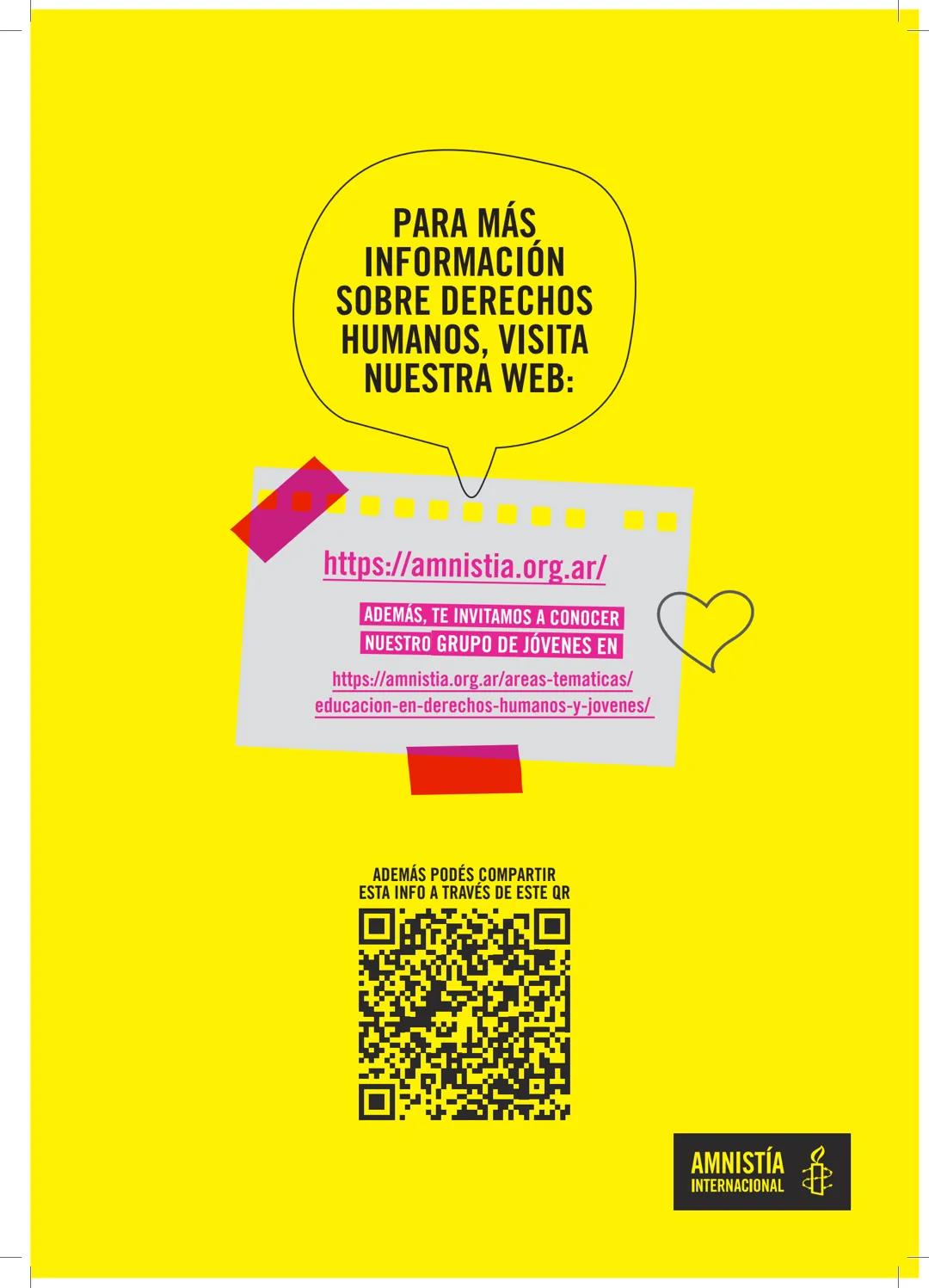 # GUÍA INFORMATIVA SOBRE
# EDUCACIÓN
# SEXUAL
# INTEGRAL
AMNISTÍA
INTERNACIONAL 2
Guia Informativa sobre Educación Sexual Integral
AMNISTÍ