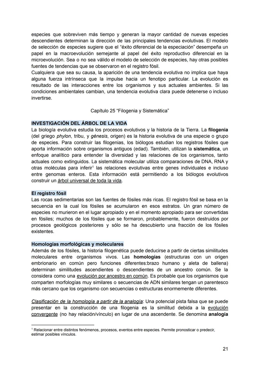 # Final Evolución
Texto: "La evolución y el método científico como cimientos de la enseñanza de la Biología"
## EVOLUCIÓN BIOLÓGICA
Consi