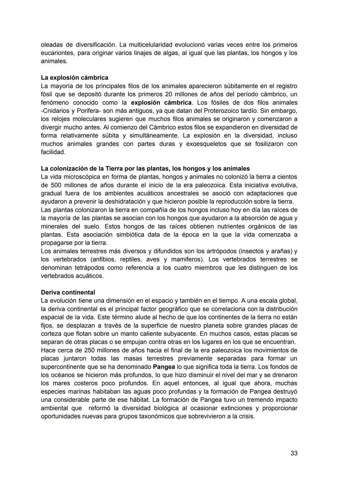 # Final Evolución
Texto: "La evolución y el método científico como cimientos de la enseñanza de la Biología"
## EVOLUCIÓN BIOLÓGICA
Consi