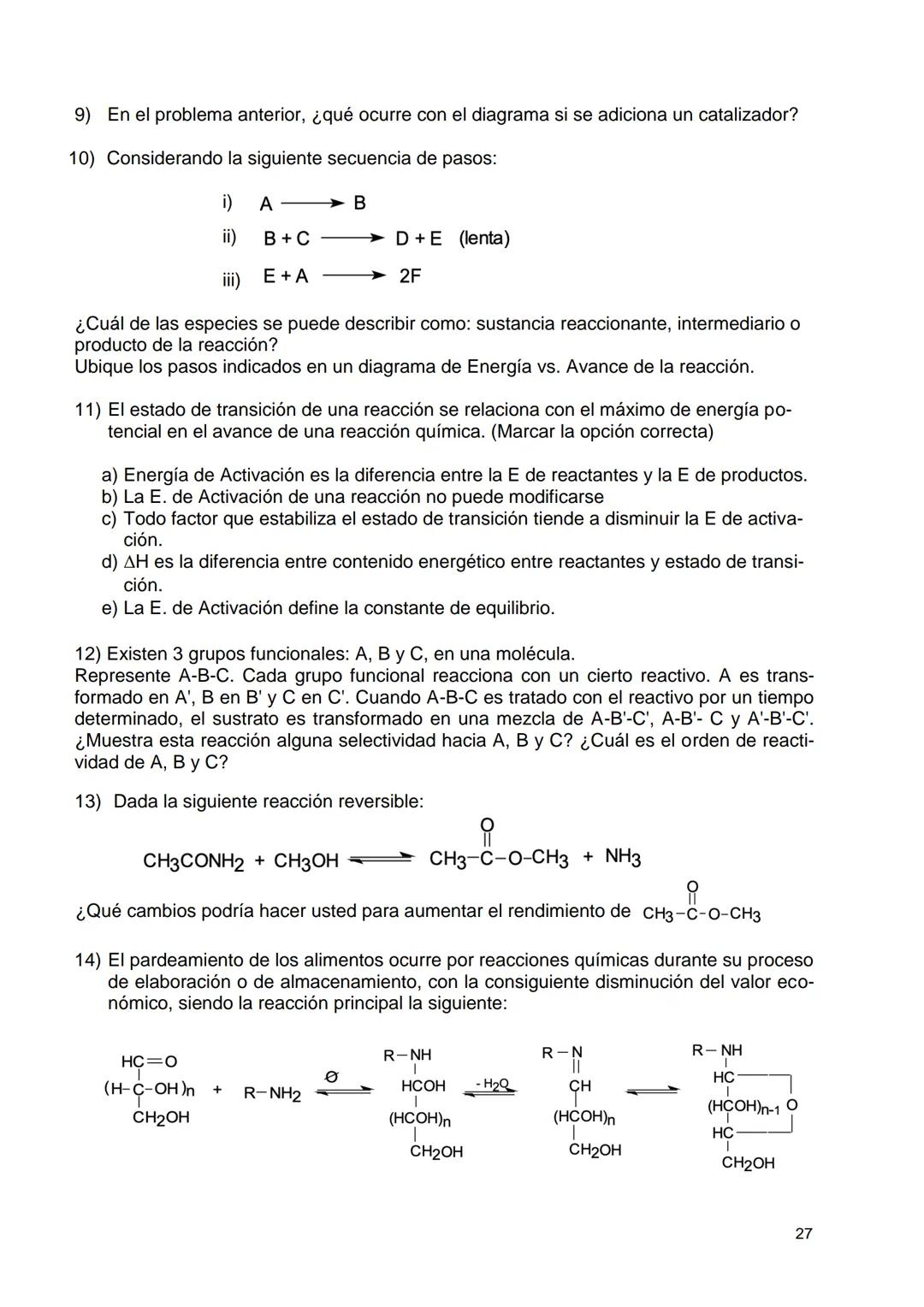 # ¿POR QUÉ QUÍMICA ORGÁNICA EN AGRONOMÍA?
Para la mayoría de los alumnos de Agronomía, el estudio de la Química es una dificul-
tad. Como p