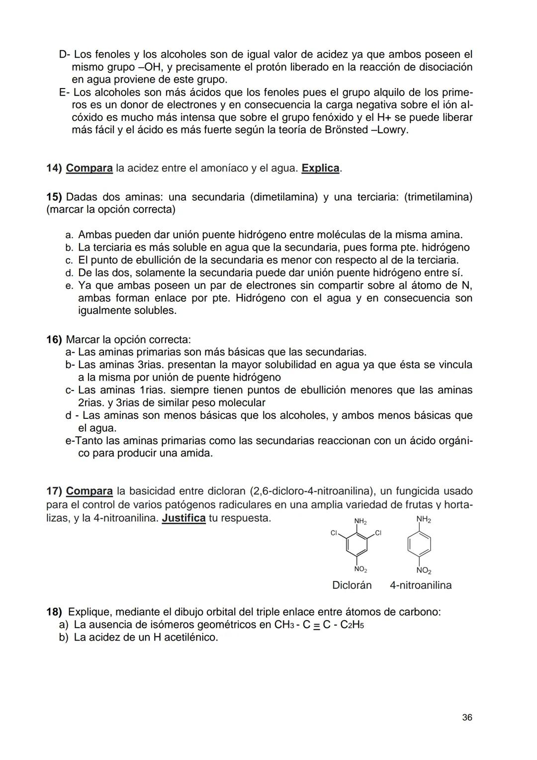 # ¿POR QUÉ QUÍMICA ORGÁNICA EN AGRONOMÍA?
Para la mayoría de los alumnos de Agronomía, el estudio de la Química es una dificul-
tad. Como p