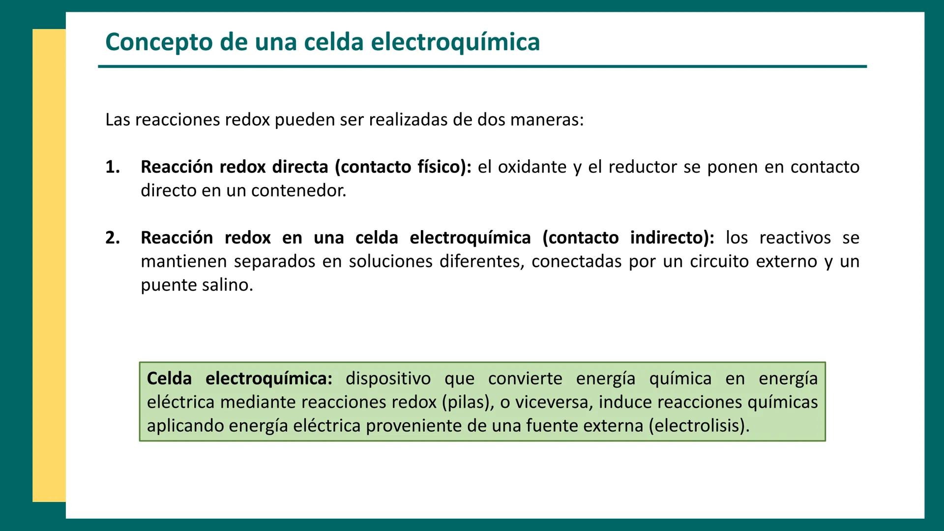 CET
Química Analítica II
AQB - 2025
CENTRO DE ESTUDIOS
TRELEW
Métodos
electroquímicos
↑
Anode
(Oxidation)
Zn
Electrochemical Cell
e-
V
V