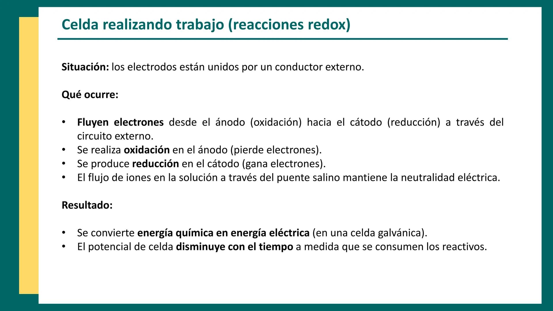 CET
Química Analítica II
AQB - 2025
CENTRO DE ESTUDIOS
TRELEW
Métodos
electroquímicos
↑
Anode
(Oxidation)
Zn
Electrochemical Cell
e-
V
V