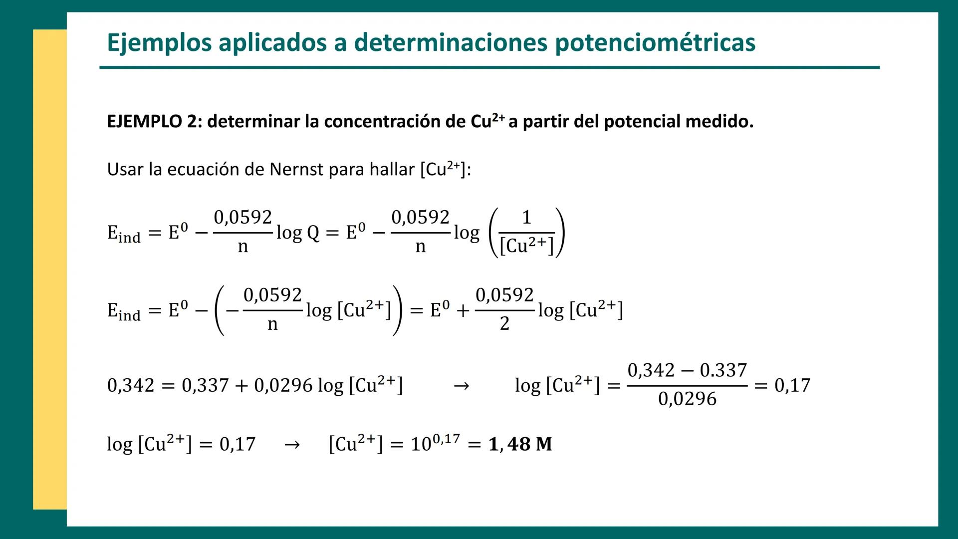 CET
Química Analítica II
AQB - 2025
CENTRO DE ESTUDIOS
TRELEW
Métodos
electroquímicos
↑
Anode
(Oxidation)
Zn
Electrochemical Cell
e-
V
V
