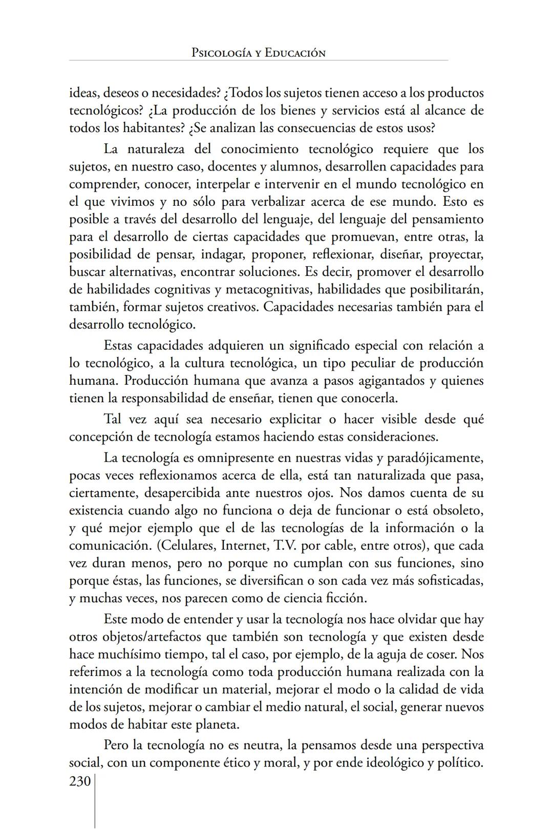 Susana Leliwa
Irene Scangarello
Colaboración de
Yanina Ferreyra
Psicología
y
Educación
3 ra. Edición
ampliada y corregida
Editorial Bruja