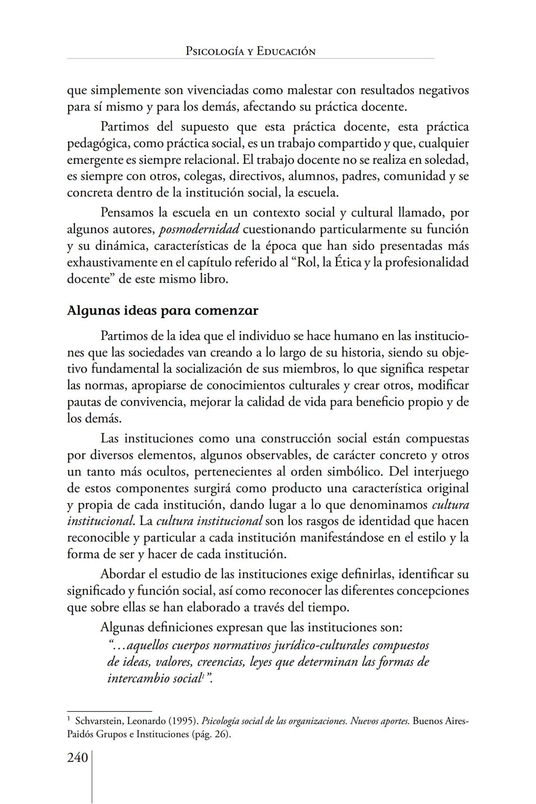 Susana Leliwa
Irene Scangarello
Colaboración de
Yanina Ferreyra
Psicología
y
Educación
3 ra. Edición
ampliada y corregida
Editorial Bruja