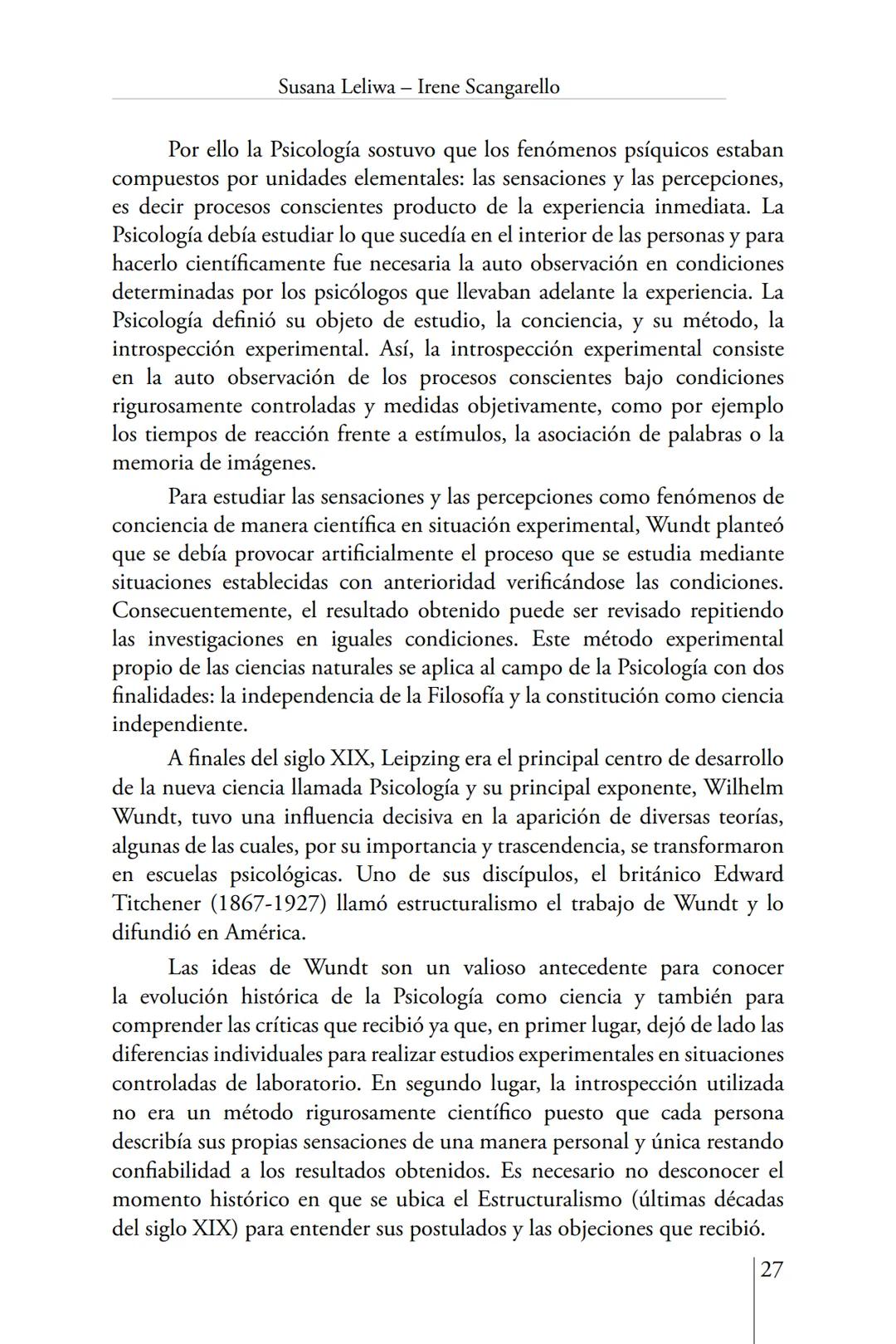 Susana Leliwa
Irene Scangarello
Colaboración de
Yanina Ferreyra
Psicología
y
Educación
3 ra. Edición
ampliada y corregida
Editorial Bruja