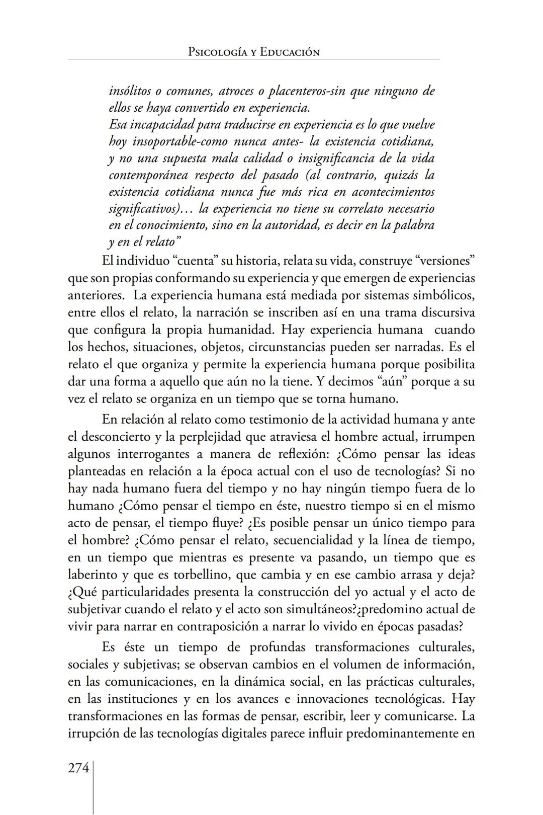Susana Leliwa
Irene Scangarello
Colaboración de
Yanina Ferreyra
Psicología
y
Educación
3 ra. Edición
ampliada y corregida
Editorial Bruja