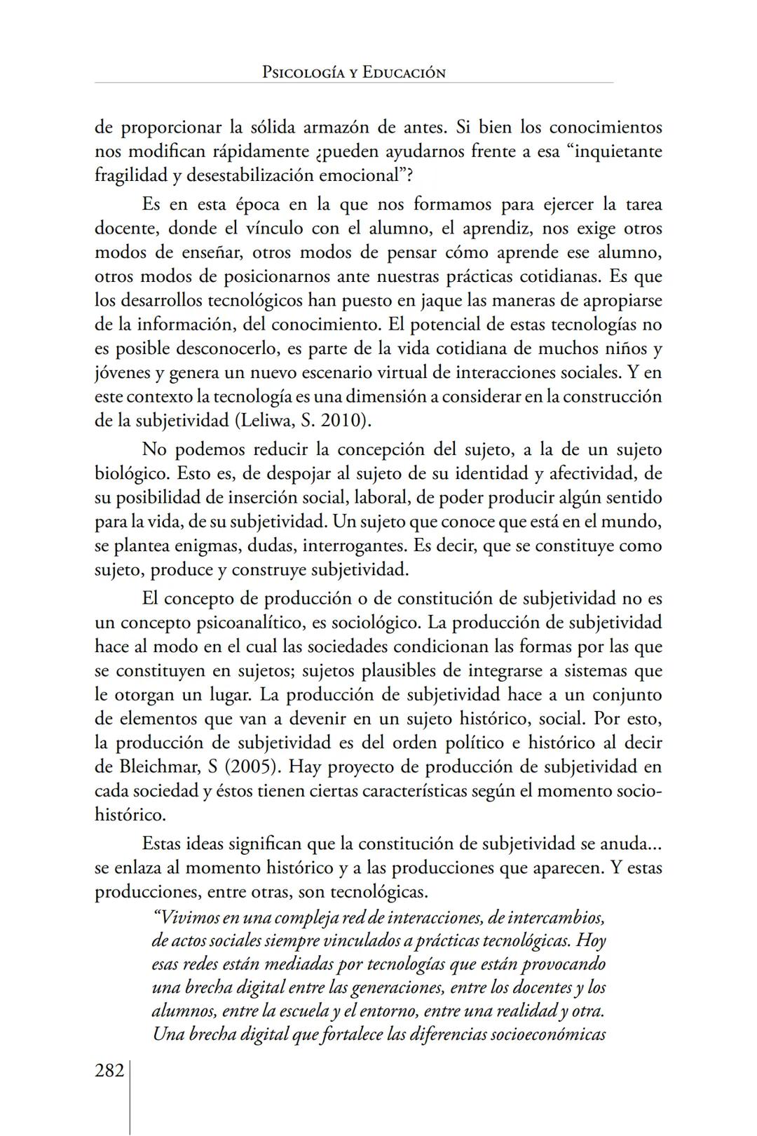 Susana Leliwa
Irene Scangarello
Colaboración de
Yanina Ferreyra
Psicología
y
Educación
3 ra. Edición
ampliada y corregida
Editorial Bruja