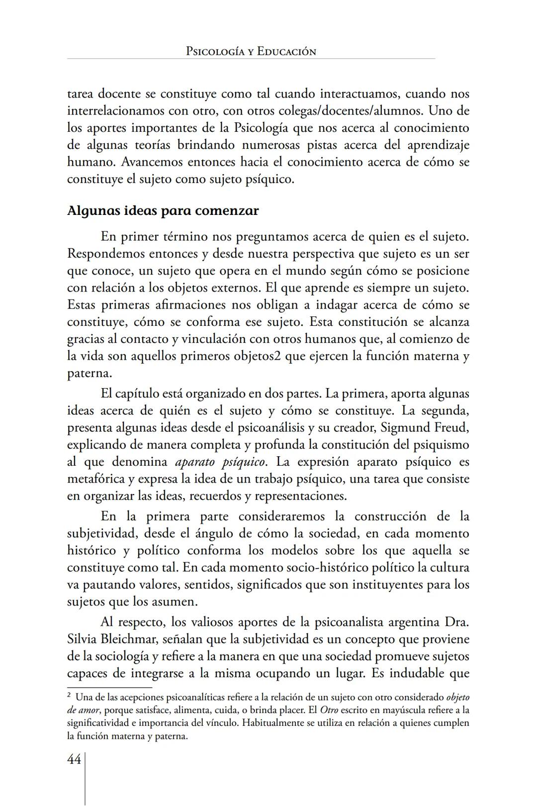 Susana Leliwa
Irene Scangarello
Colaboración de
Yanina Ferreyra
Psicología
y
Educación
3 ra. Edición
ampliada y corregida
Editorial Bruja