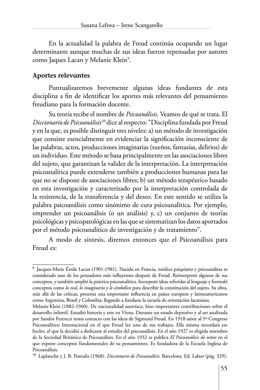 Susana Leliwa
Irene Scangarello
Colaboración de
Yanina Ferreyra
Psicología
y
Educación
3 ra. Edición
ampliada y corregida
Editorial Bruja