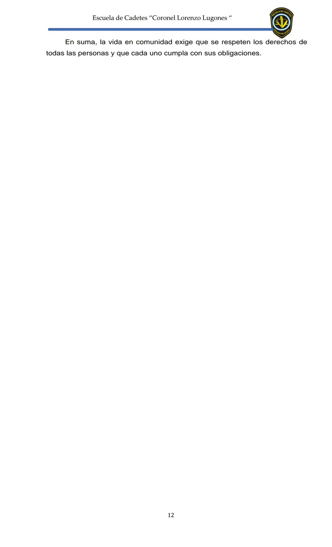 ESCUELA DE CADETES
CORONEL LORENZO LUGONES
CAD
DOSSIER
DOSSIER
<<
NOCIONES
::BÁSICAS DEL
::: DERECHO
ESTE Escuela de Cadetes "Coronel Lorenz