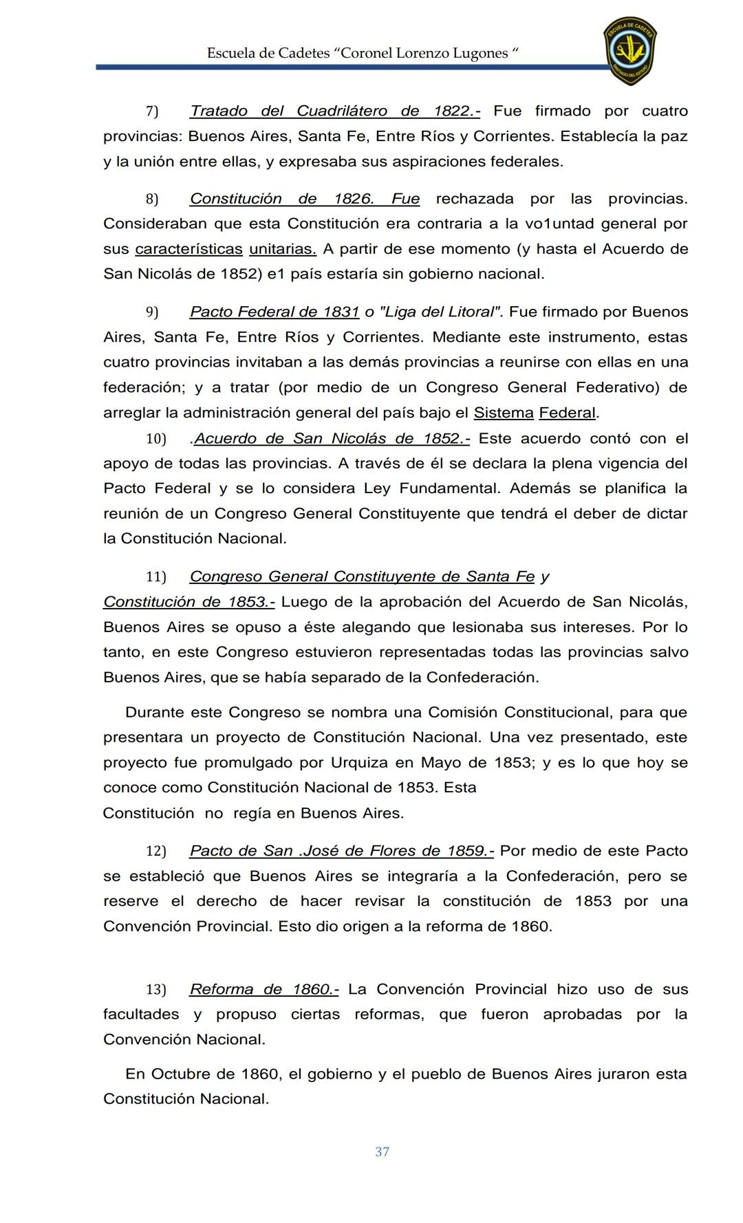 ESCUELA DE CADETES
CORONEL LORENZO LUGONES
CAD
DOSSIER
DOSSIER
<<
NOCIONES
::BÁSICAS DEL
::: DERECHO
ESTE Escuela de Cadetes "Coronel Lorenz